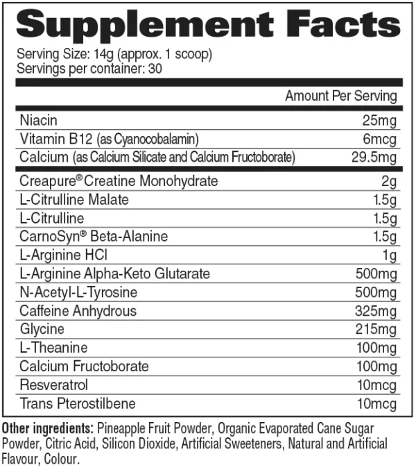 GAT Sport Nitraflex + C (Creatine) Pre-Workout - Image 6